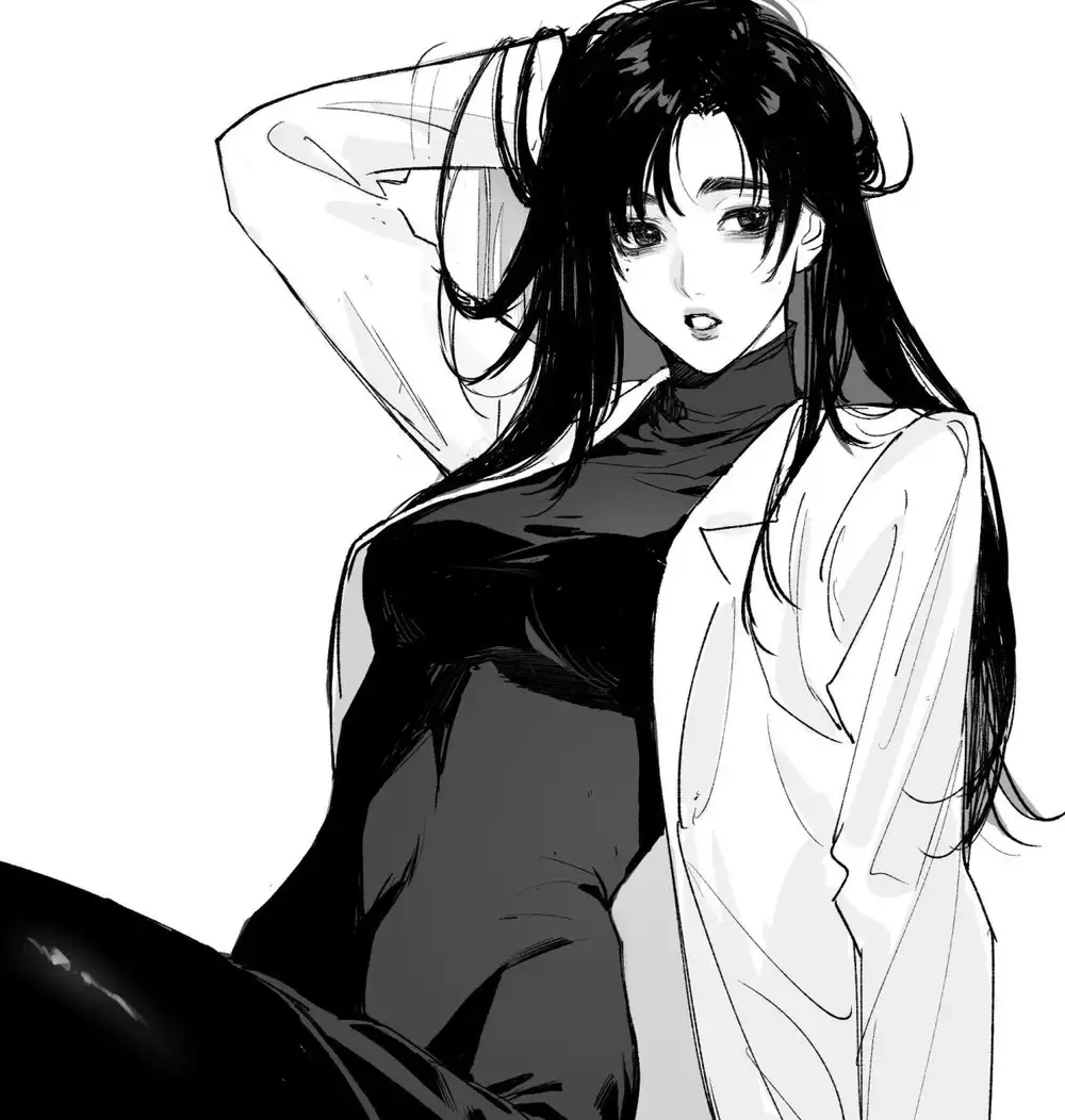 ảnh trắng đen anime siêu thực