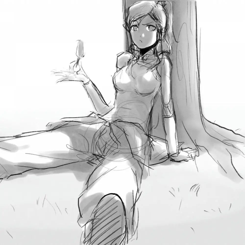 ảnh vẽ anime nữ cá tính 