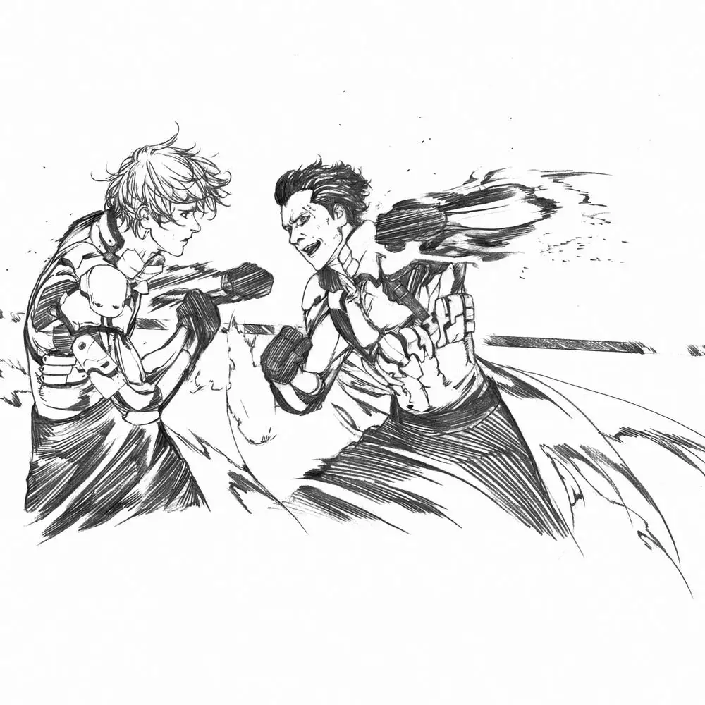 tranh vẽ anime sắc nét 