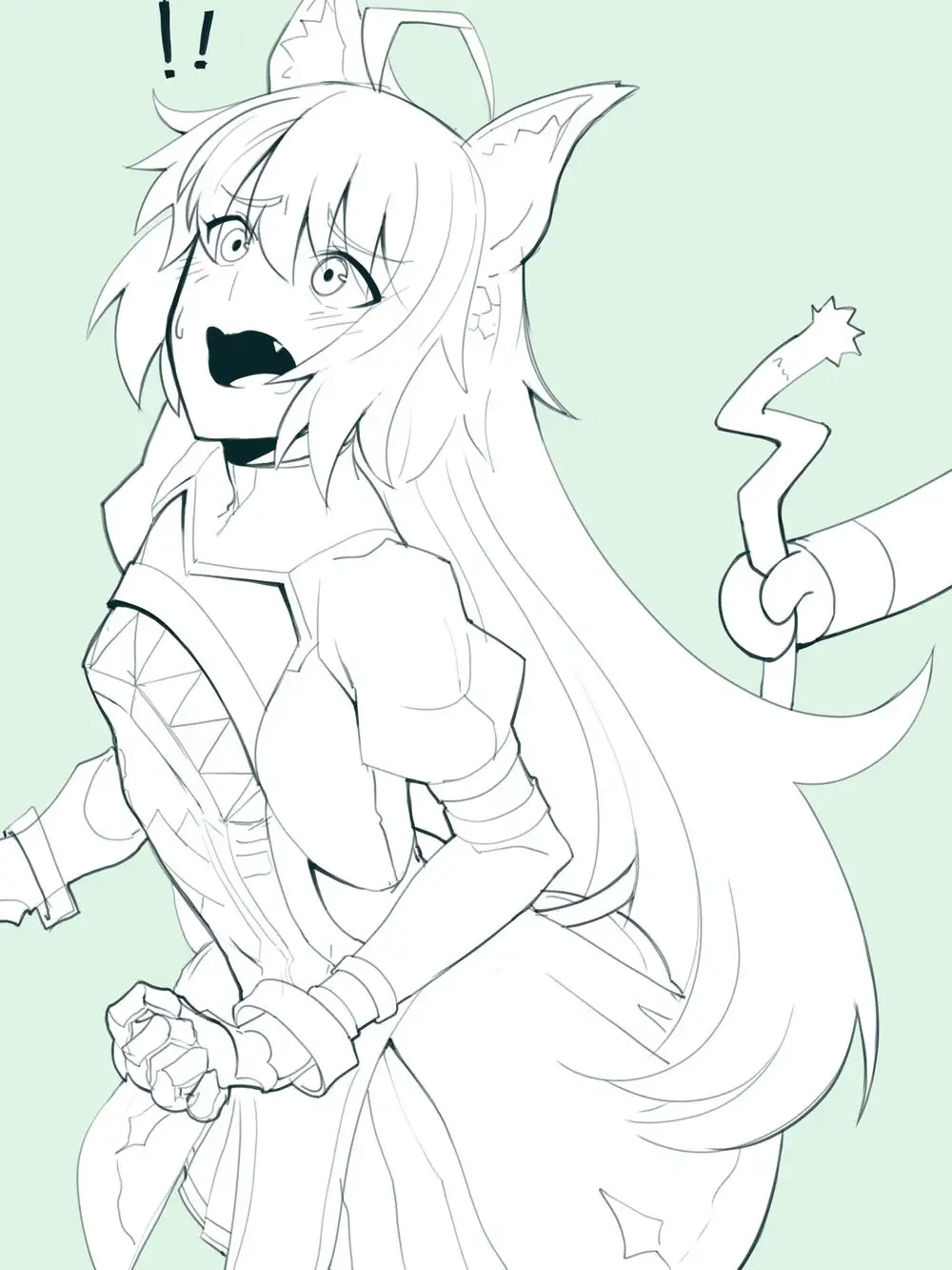 ảnh vẽ anime nữ đáng yêu 