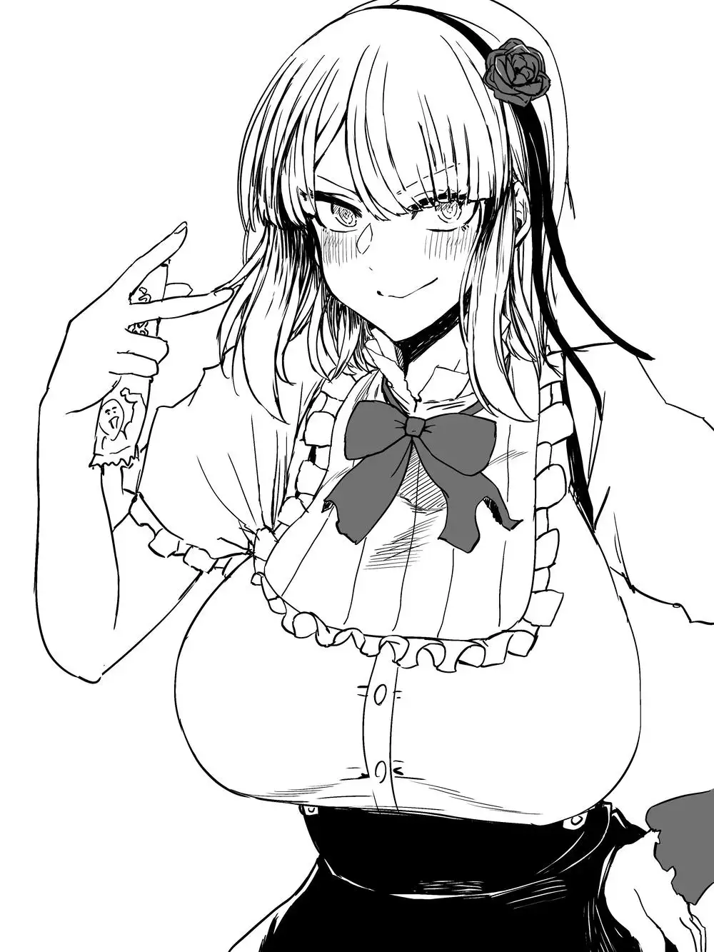 tranh anime vẽ chân dung 