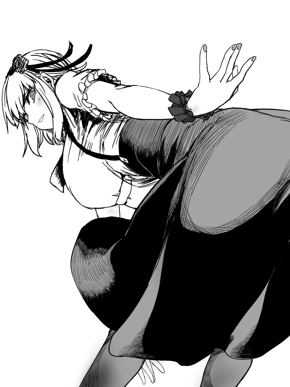 ảnh anime vẽ nét cọ mềm mại 