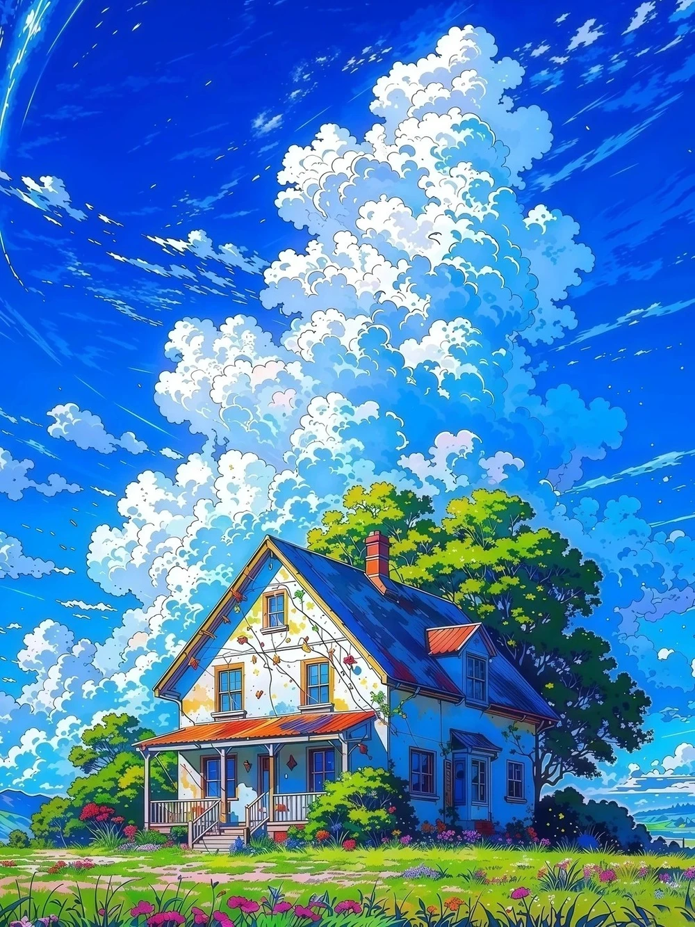 ảnh chill anime phong cảnh