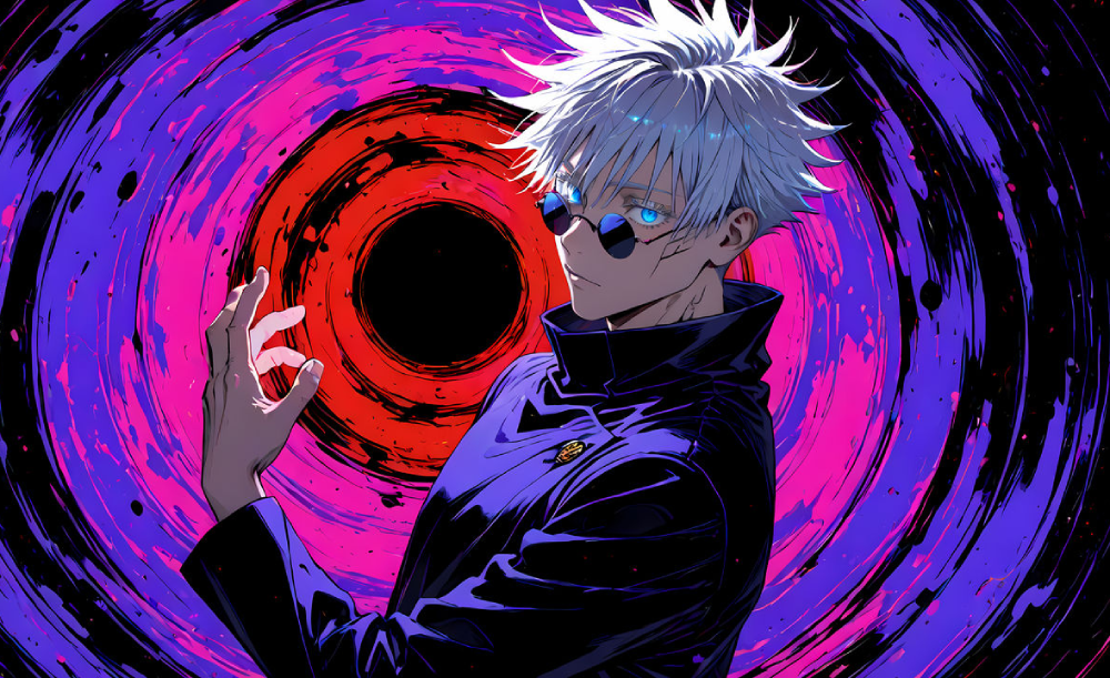 ảnh gojo cute nhìn nghiêng