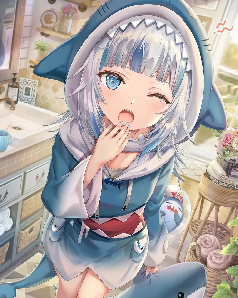 gura ảnh anime cute 