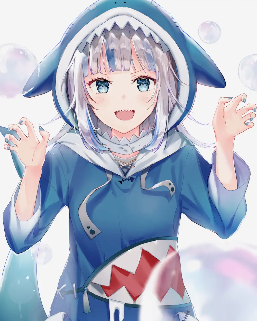 ảnh gura anime sống động