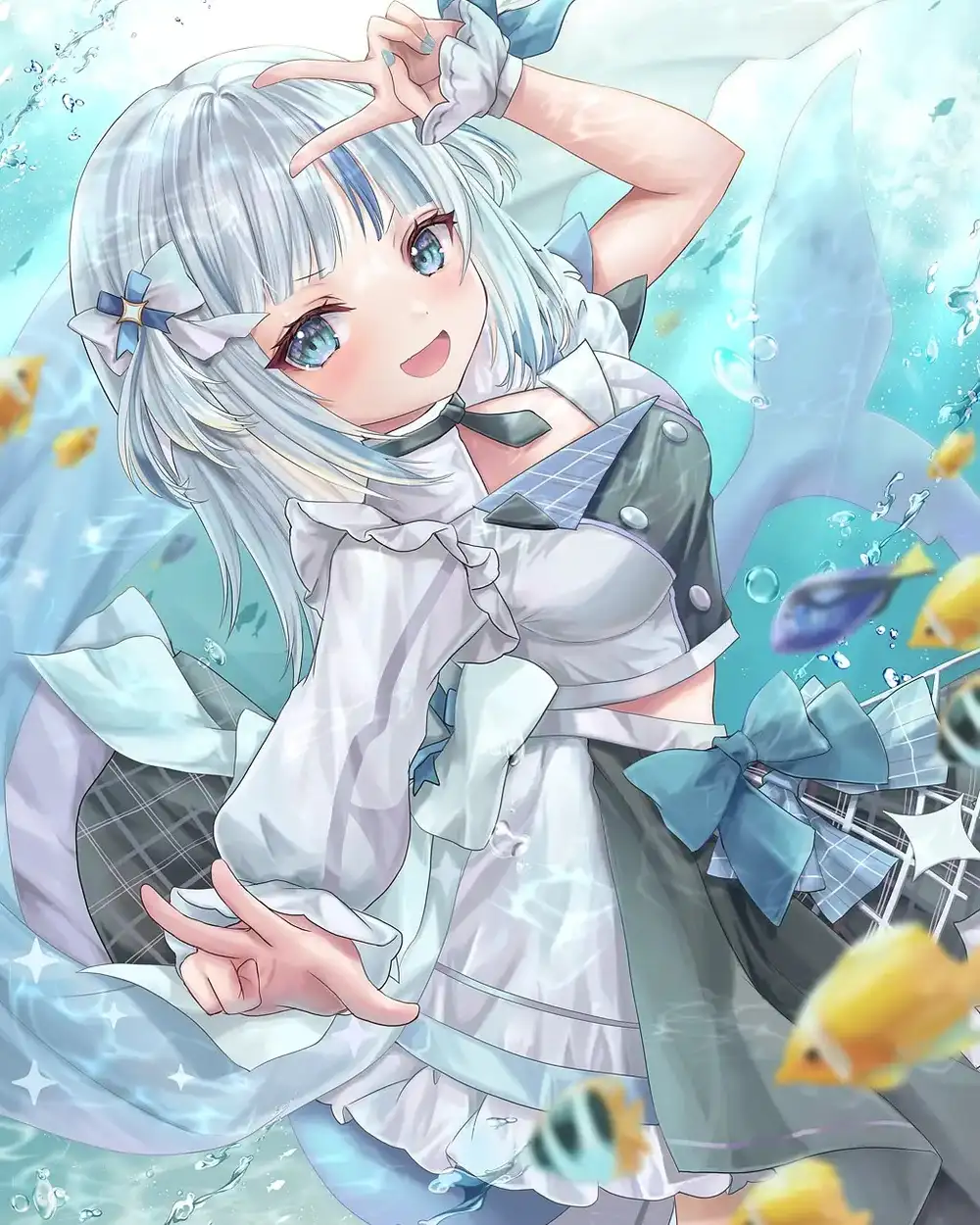 gura ảnh anime cá mập 