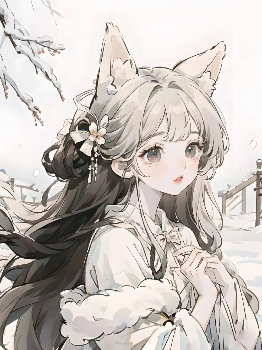 ảnh hồ ly anime 9