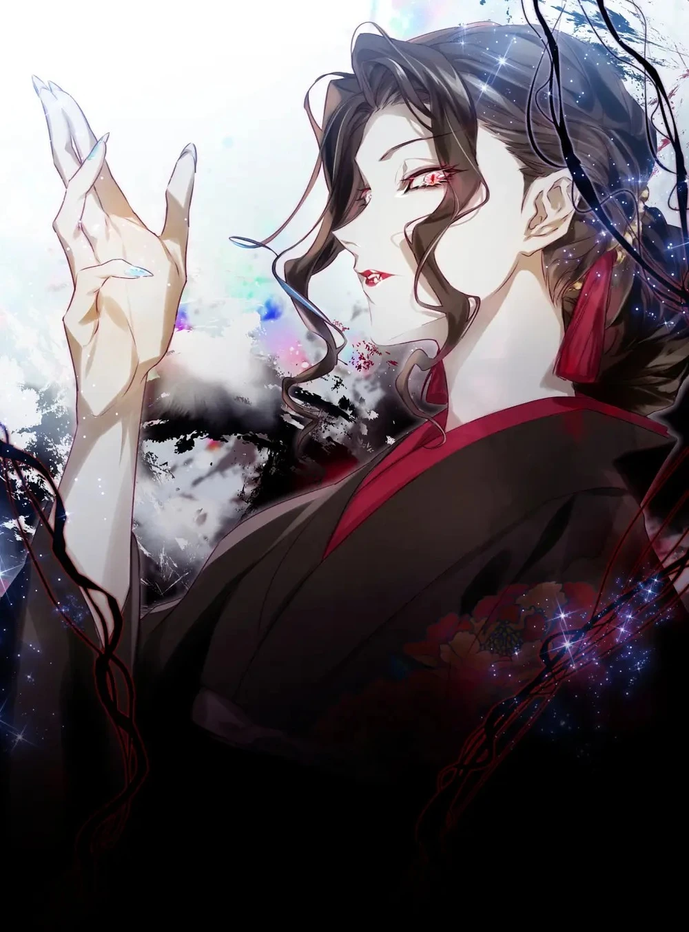 ảnh muzan khi chiến đấu với tanjiro