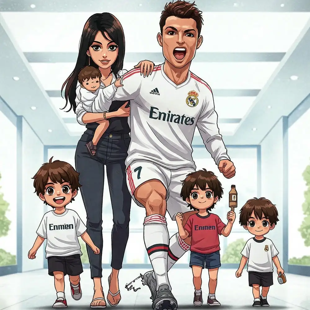ronaldo cr7 trong thế giới anime 