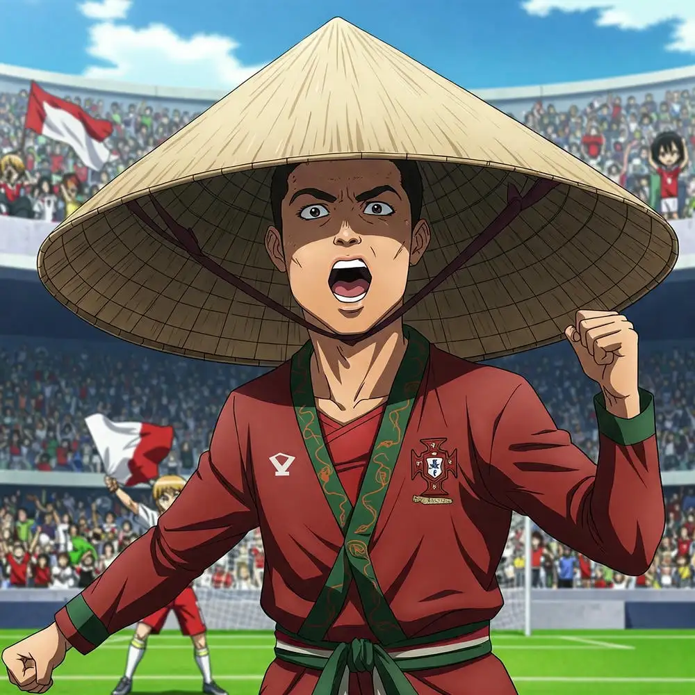 hình nền ronaldo anime chất lượng cao 