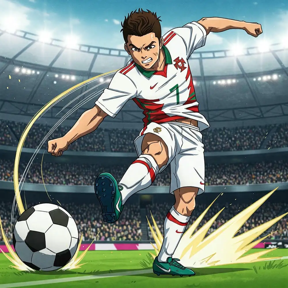 ronaldo anime thần thoại 