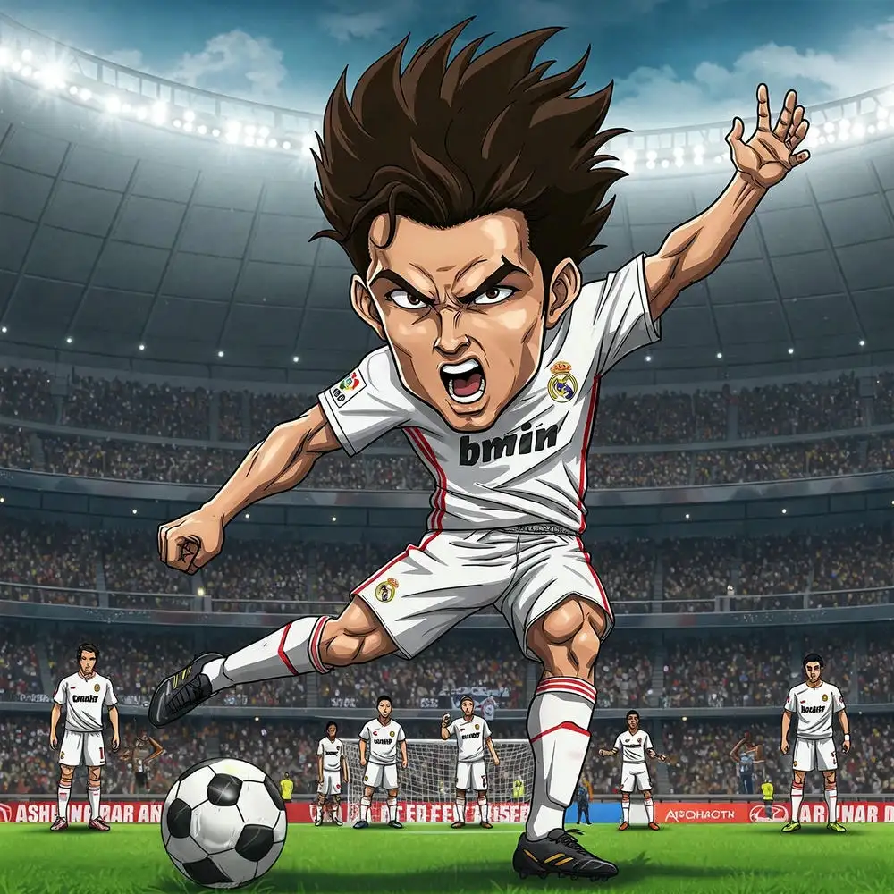 hình ảnh anime cr7 tuyệt đẹp 