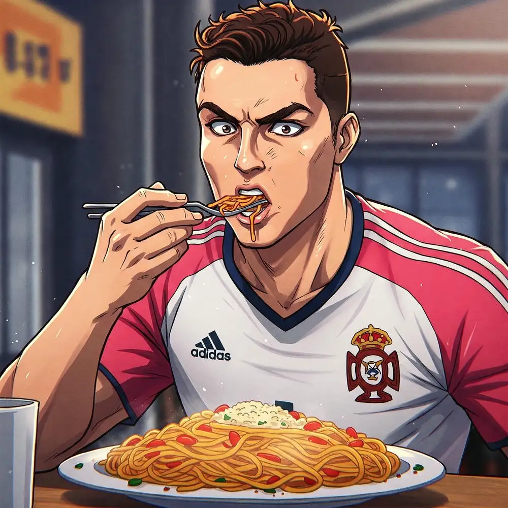 hình nền anime ronaldo dễ thương 