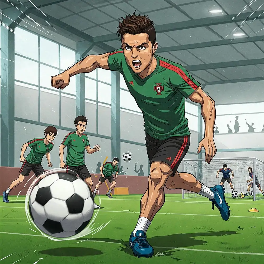 ảnh anime của ronaldo 