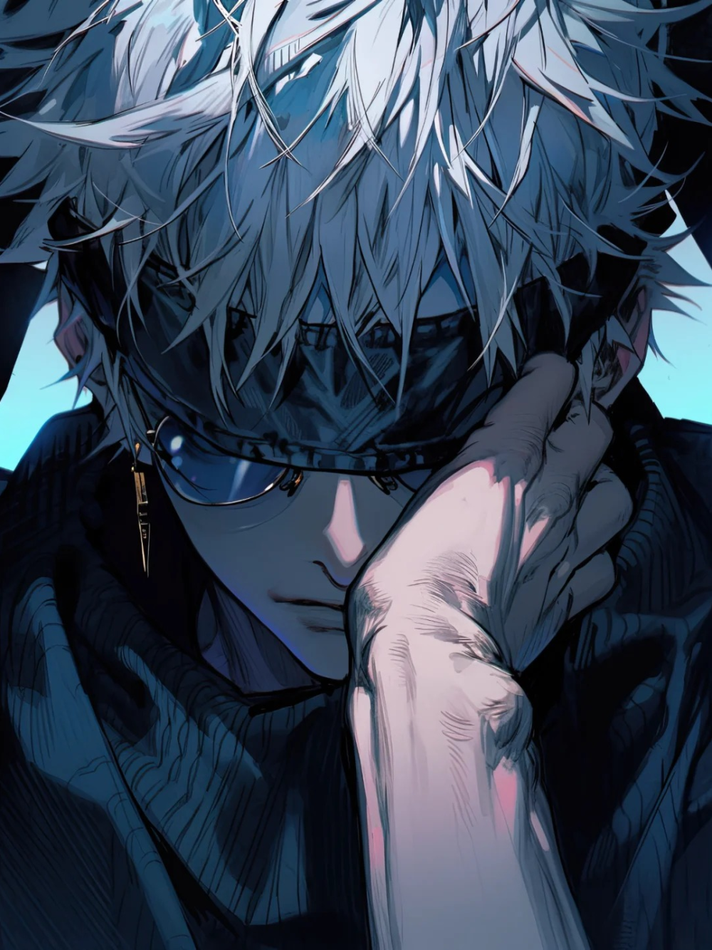 ảnh satoru gojo tạo hình mới