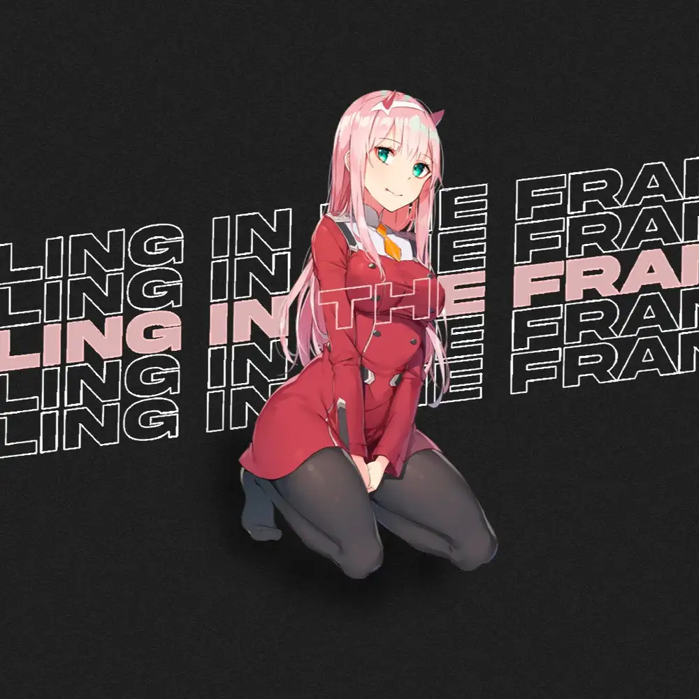 hình zero two đôi sừng nhỏ đặc trưng 