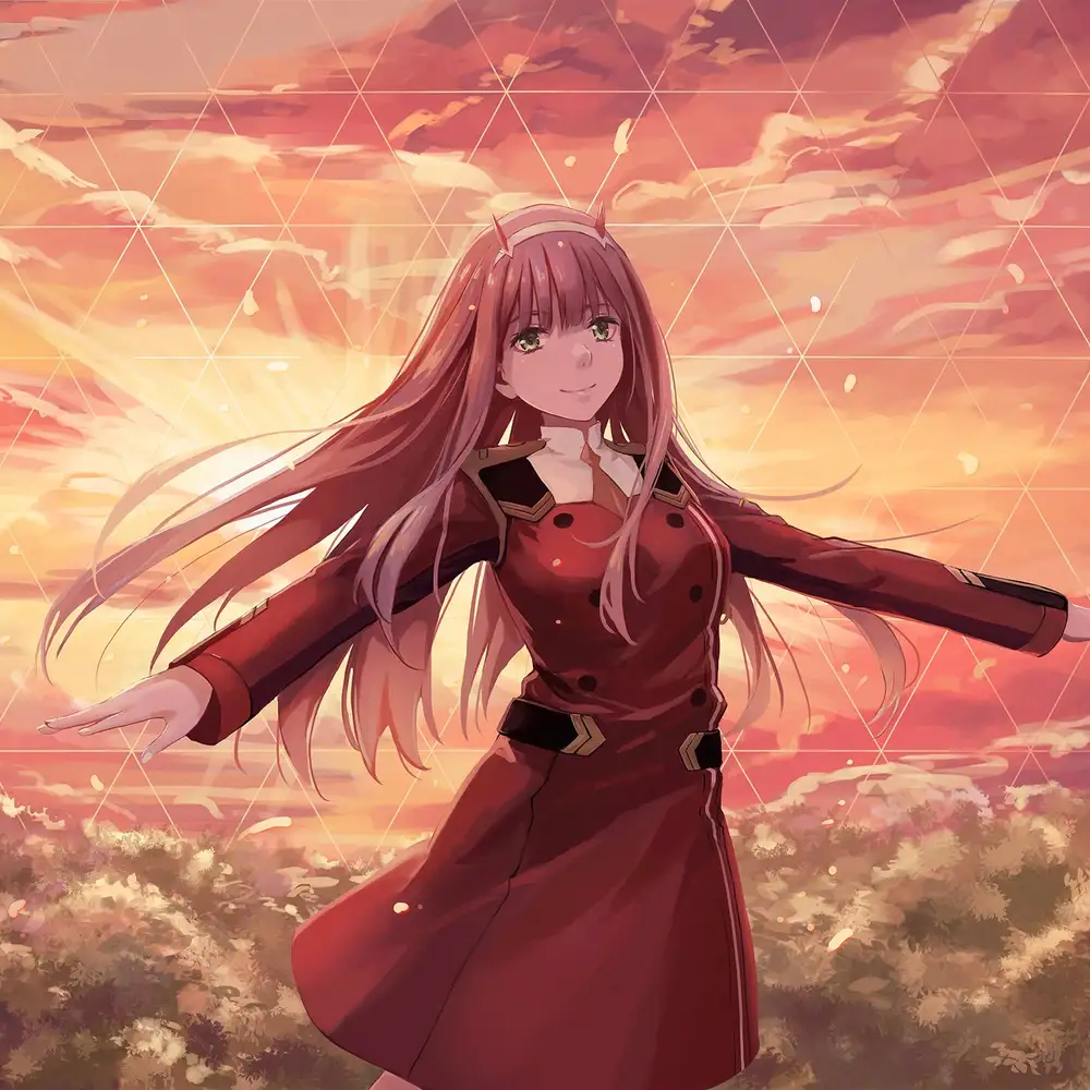 ảnh zero two với đôi cánh đặc biệt 