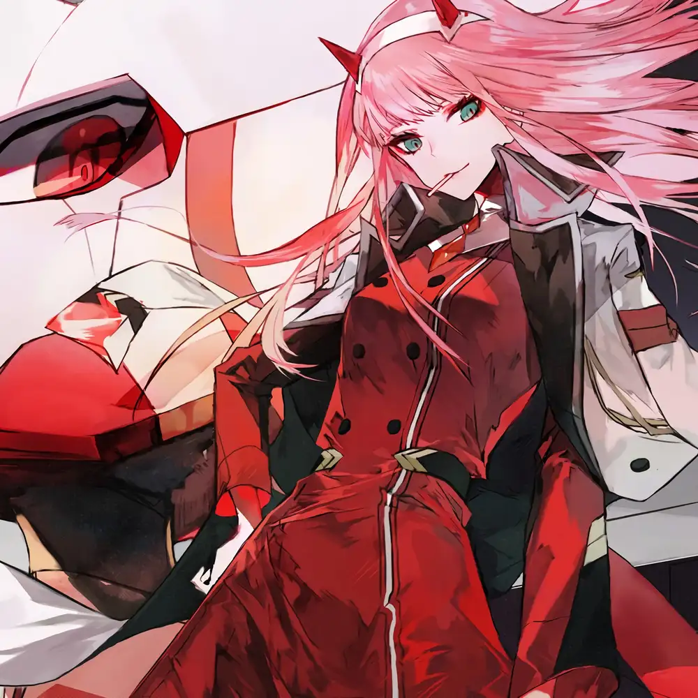 ảnh zero two với phong cách mạnh mẽ 