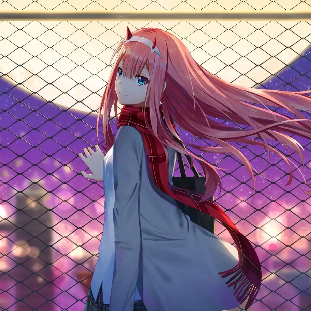 ảnh zero two trong tạo hình ấn tượng 