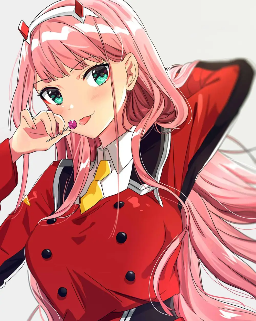 hình zero two phong cách anime 