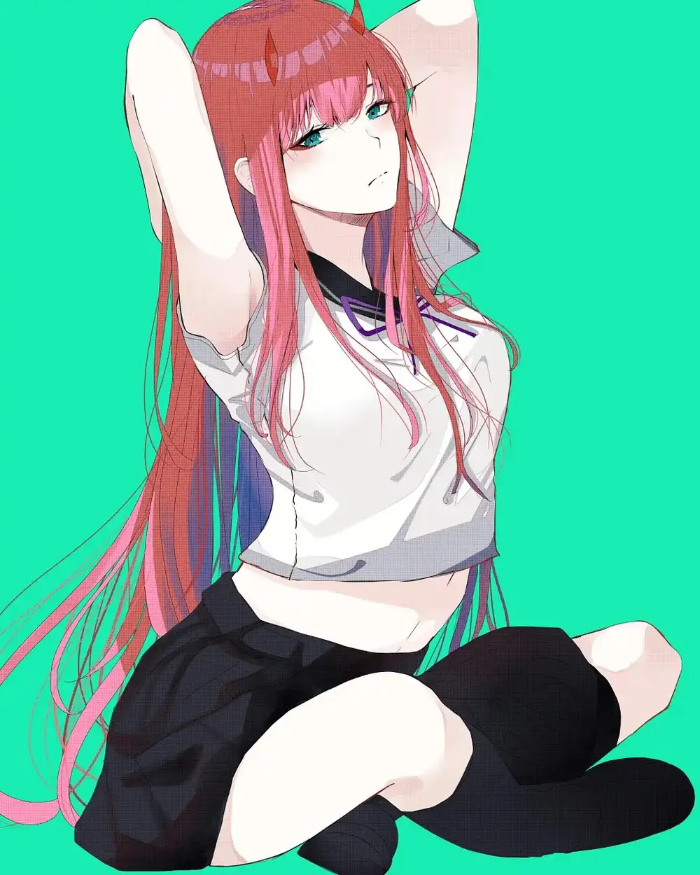 hình ảnh zero two trong bộ cosplay