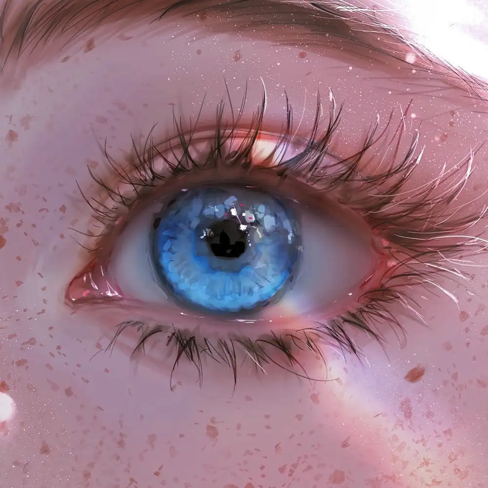 avatar anime đôi mắt buồn đẹp 