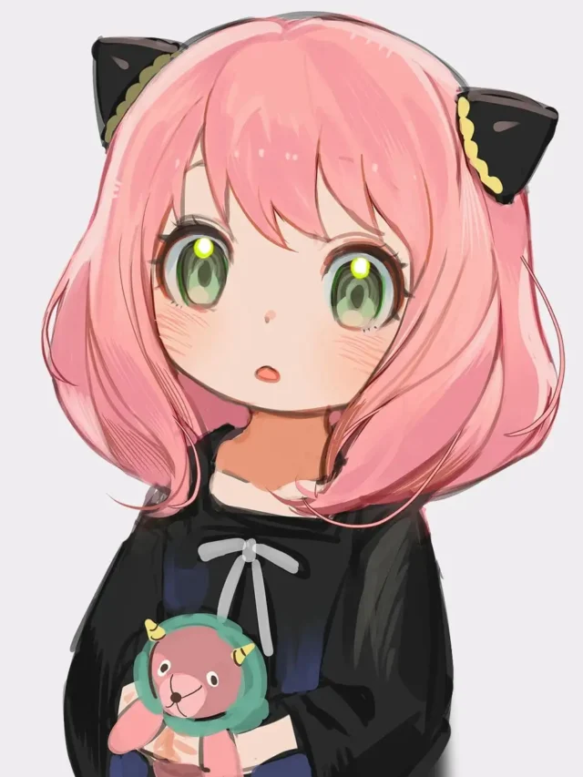 ảnh anya anime với damian