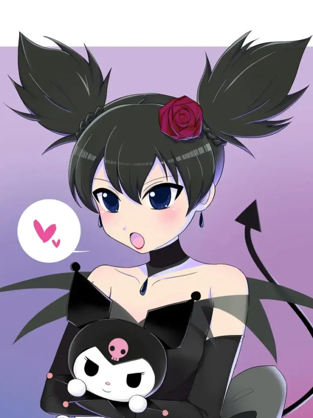 kuromi chibi dễ thương