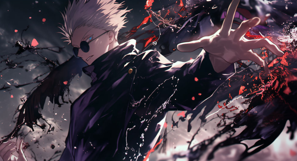 gojo satoru avatar chất anime