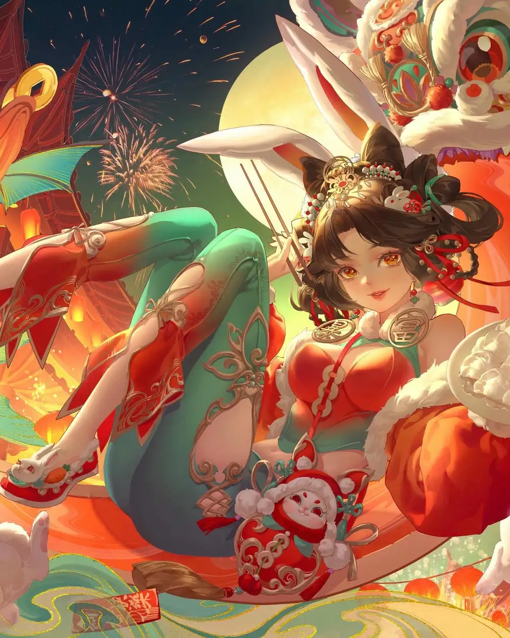 ảnh anime cổ trang trung quốc phong cách nữ tính 