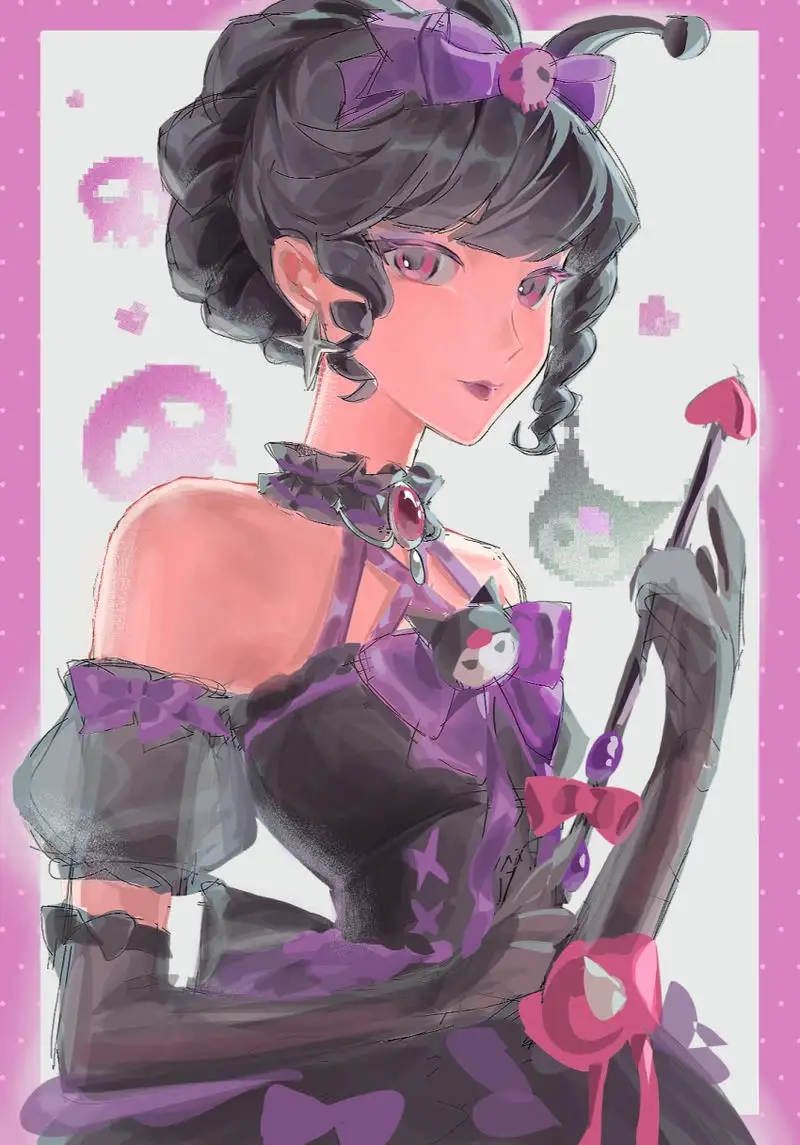 hình kuromi cho máy tính 