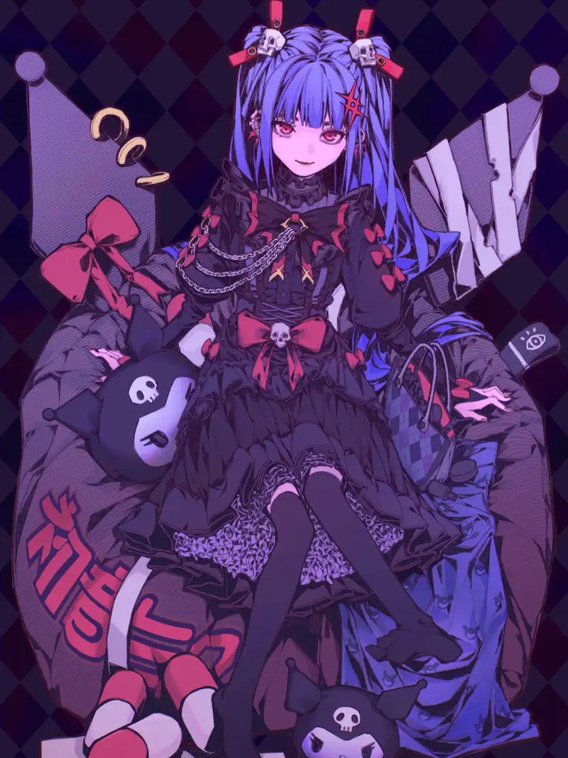 hình ảnh kuromi anime cute 1