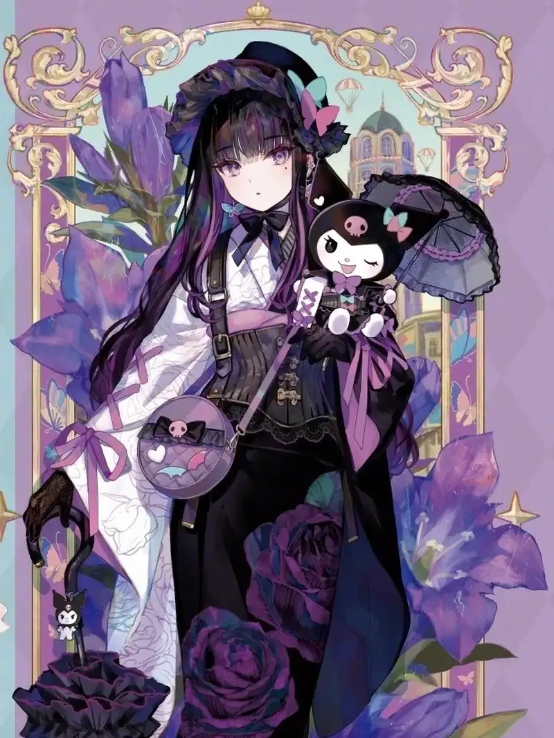 hình ảnh kuromi anime cute 10