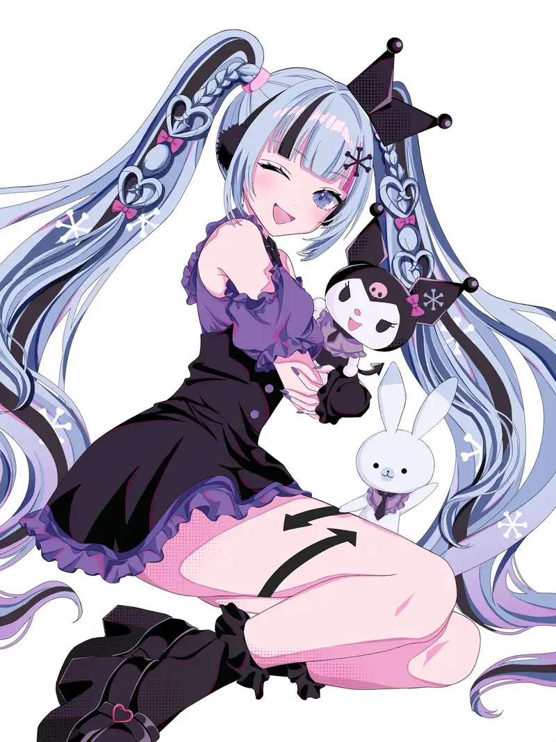 hình ảnh kuromi anime cute 2