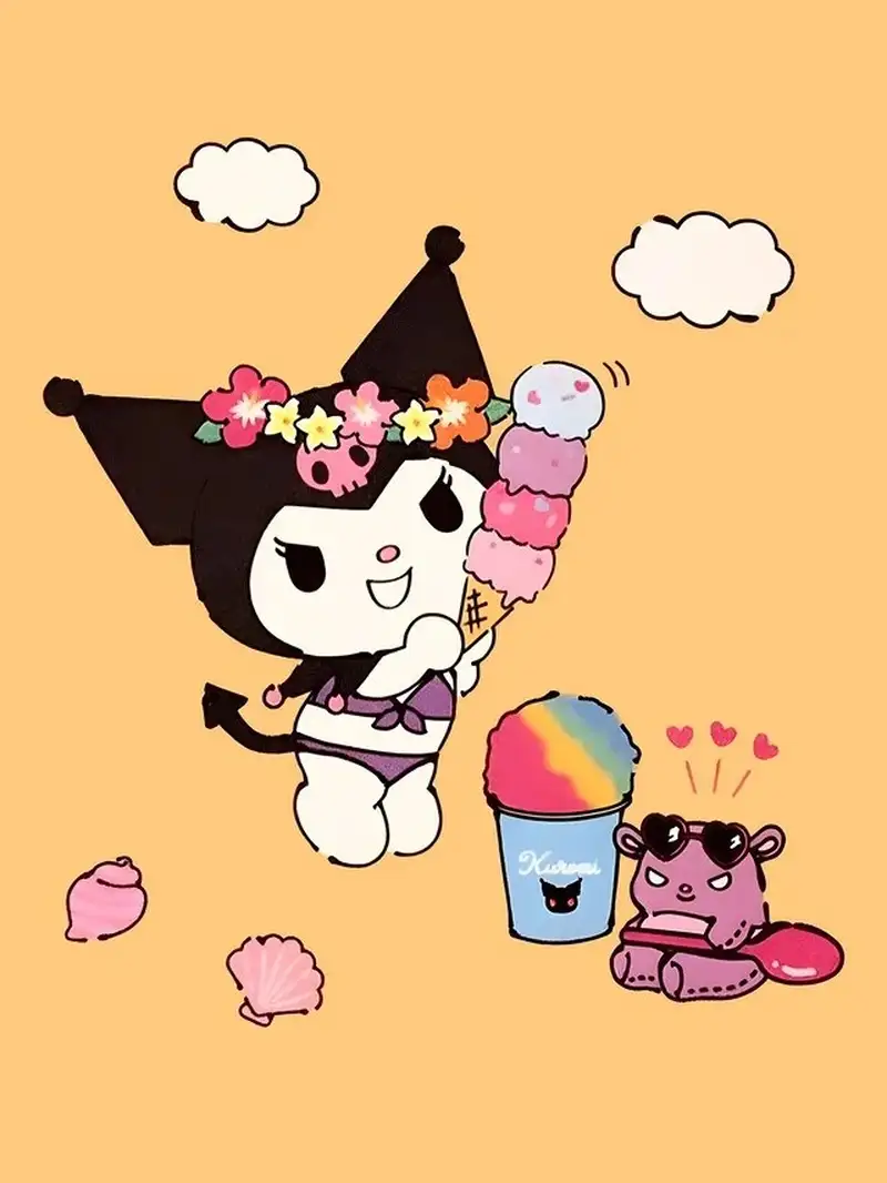 hình ảnh kuromi anime cute 3