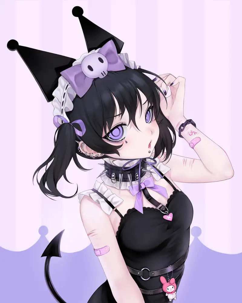 hình ảnh kuromi anime cute 4