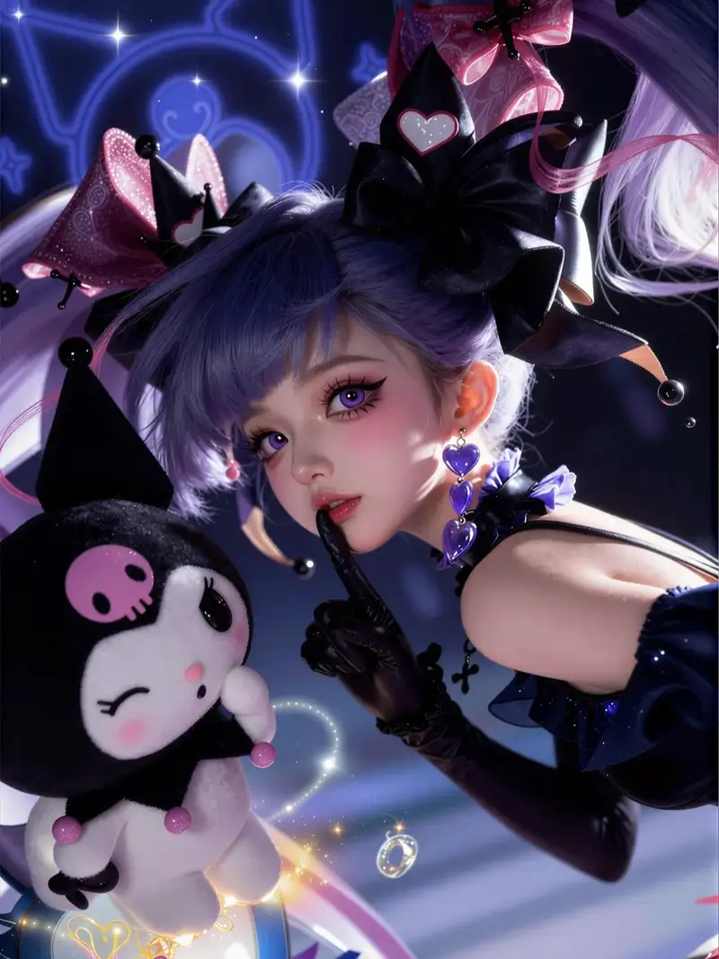 hình ảnh kuromi anime cute 9