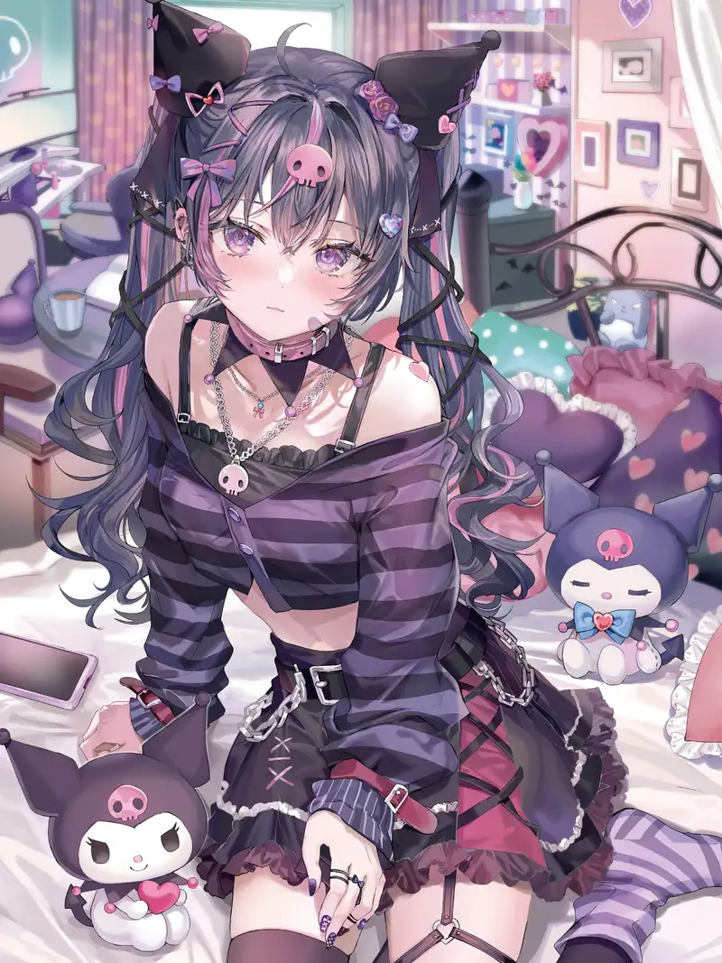 hình ảnh kuromi anime ngầu