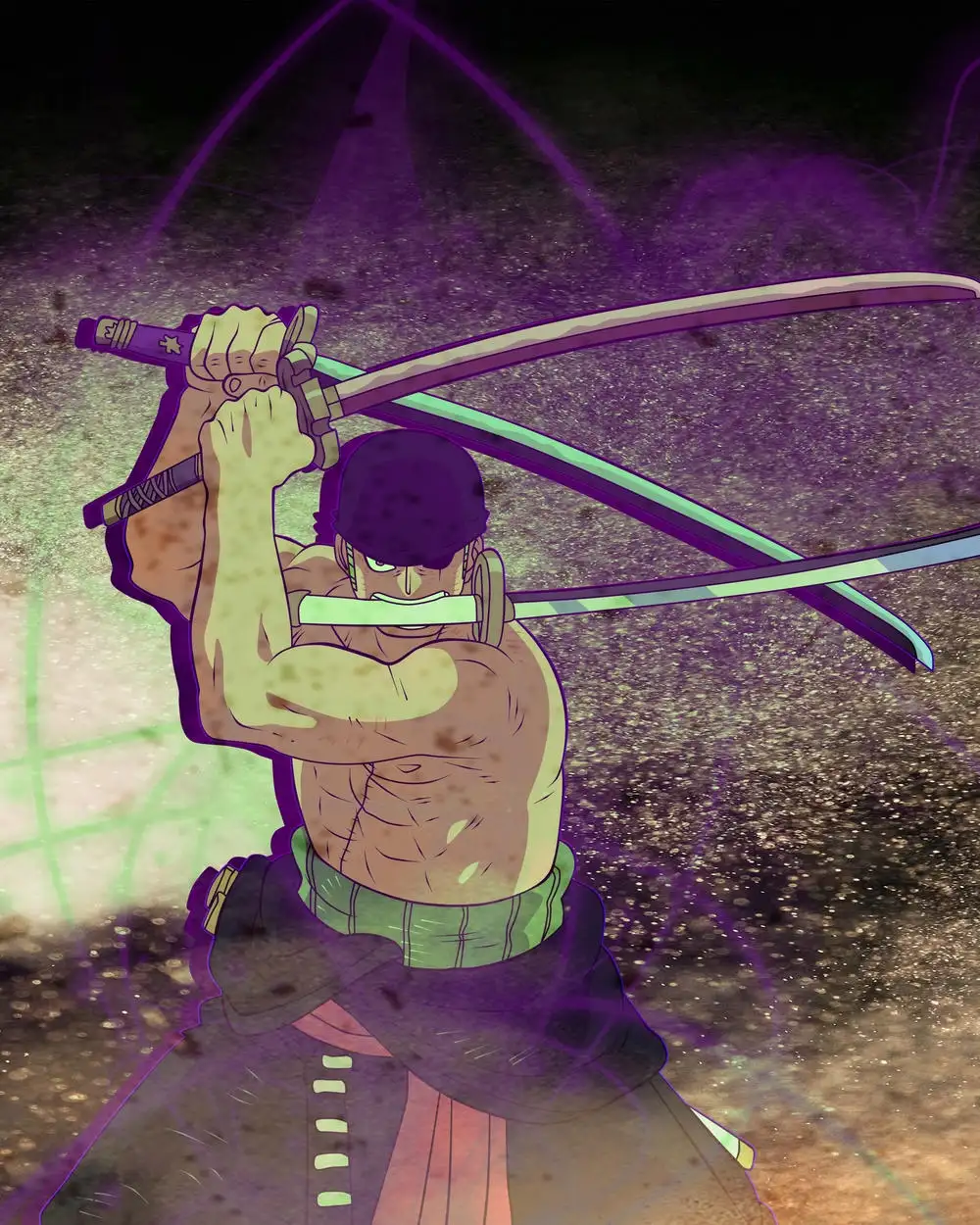 hình ảnh zoro ngầu 3d 