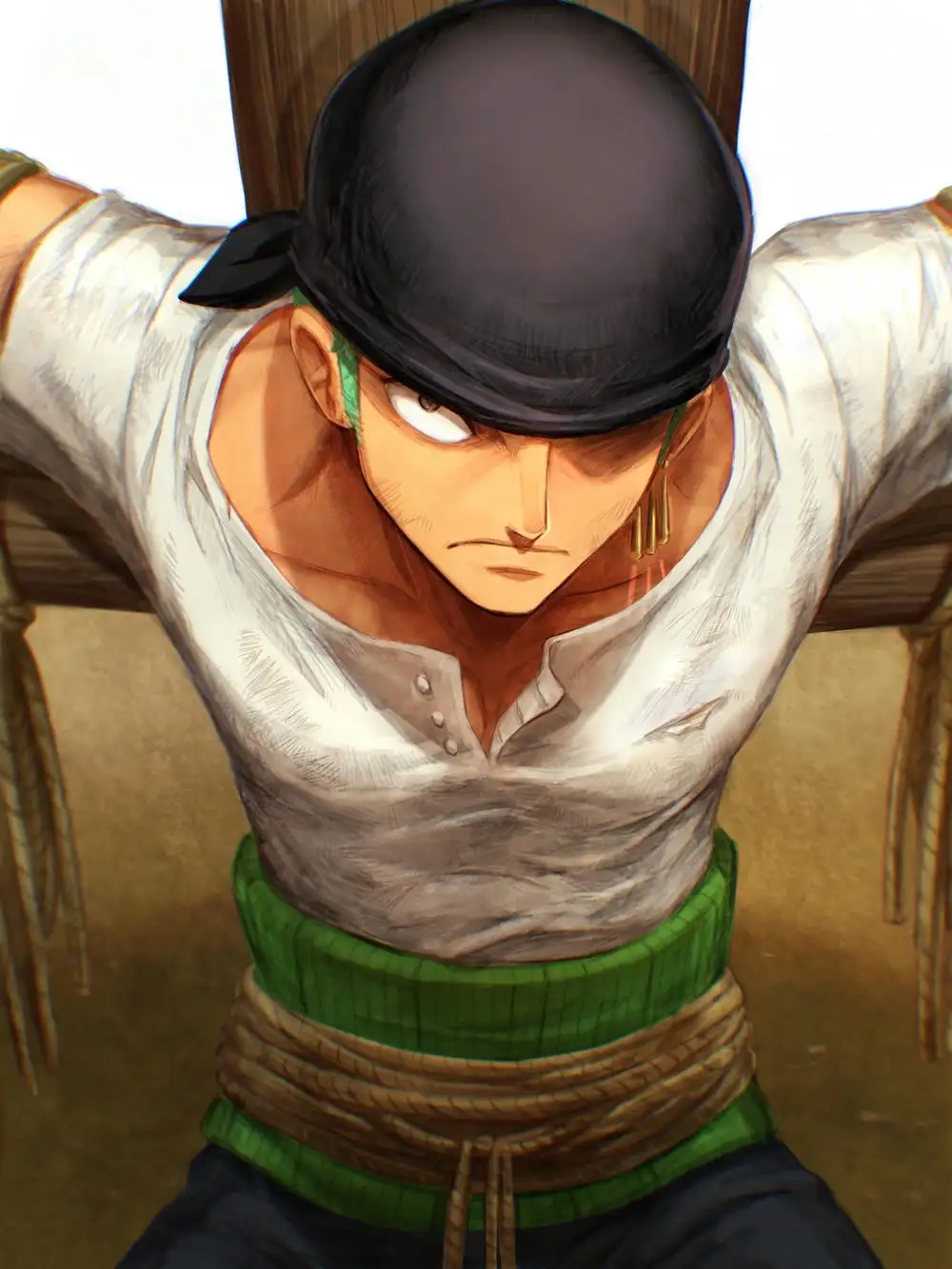 zoro one piece trong ảnh anime 