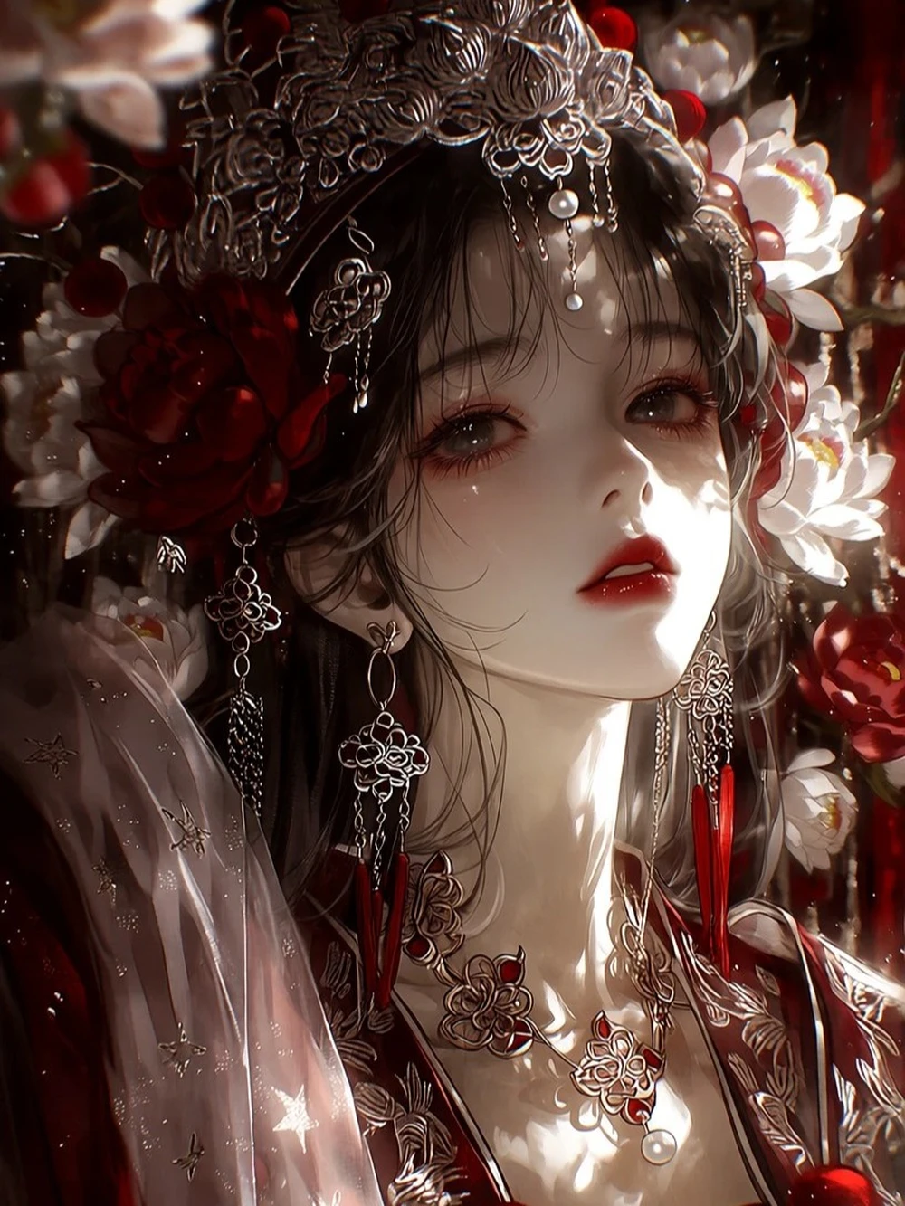 hình anime nữ cổ trang trung quốc ngầu
