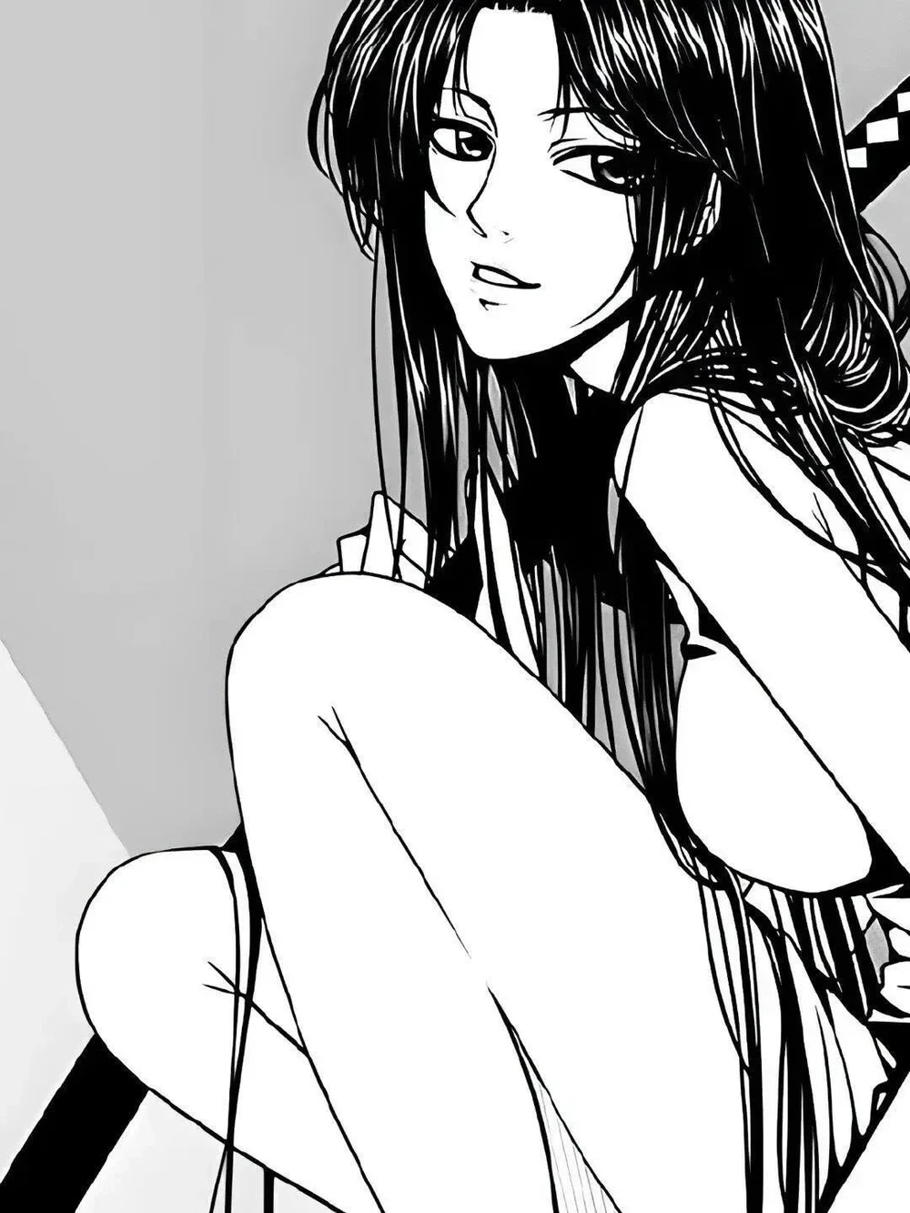hình anime trắng đen lạnh lùng 2