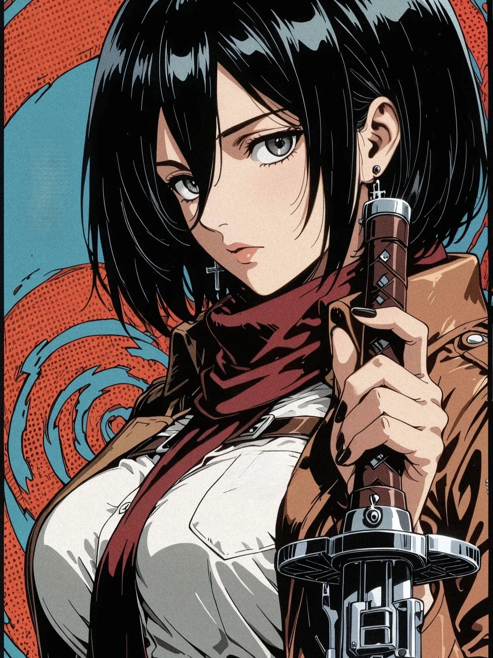 Ảnh mikasa ackerman 6
