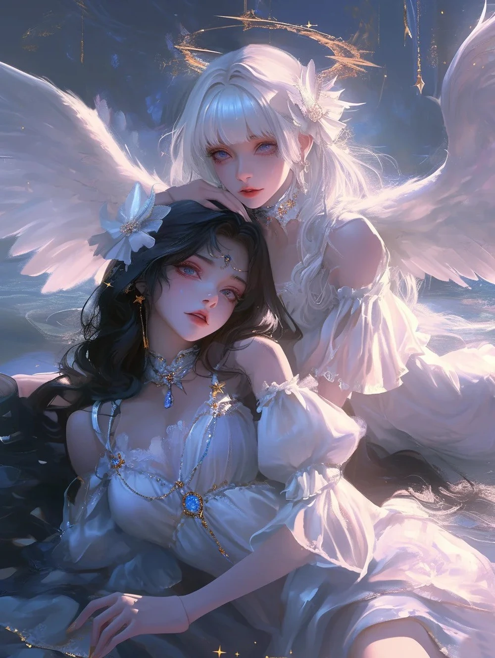Hình ảnh chị em anime ngầu 10