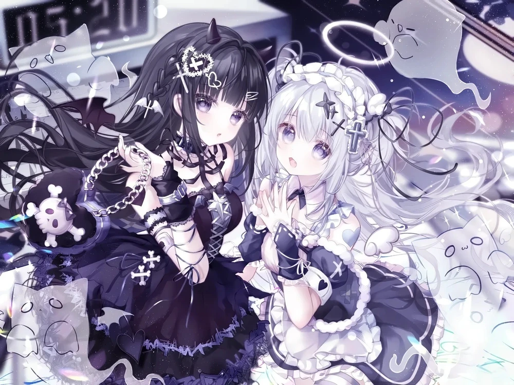 Hình ảnh chị em anime ngầu 8