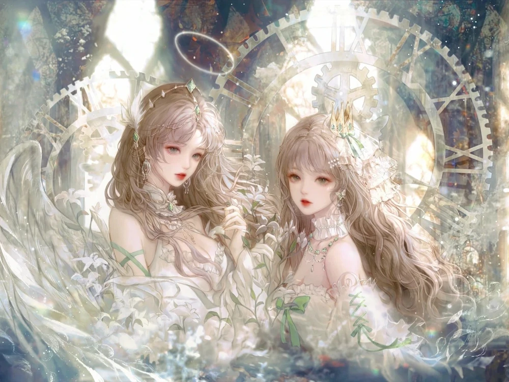Hình ảnh chị em anime ngầu
