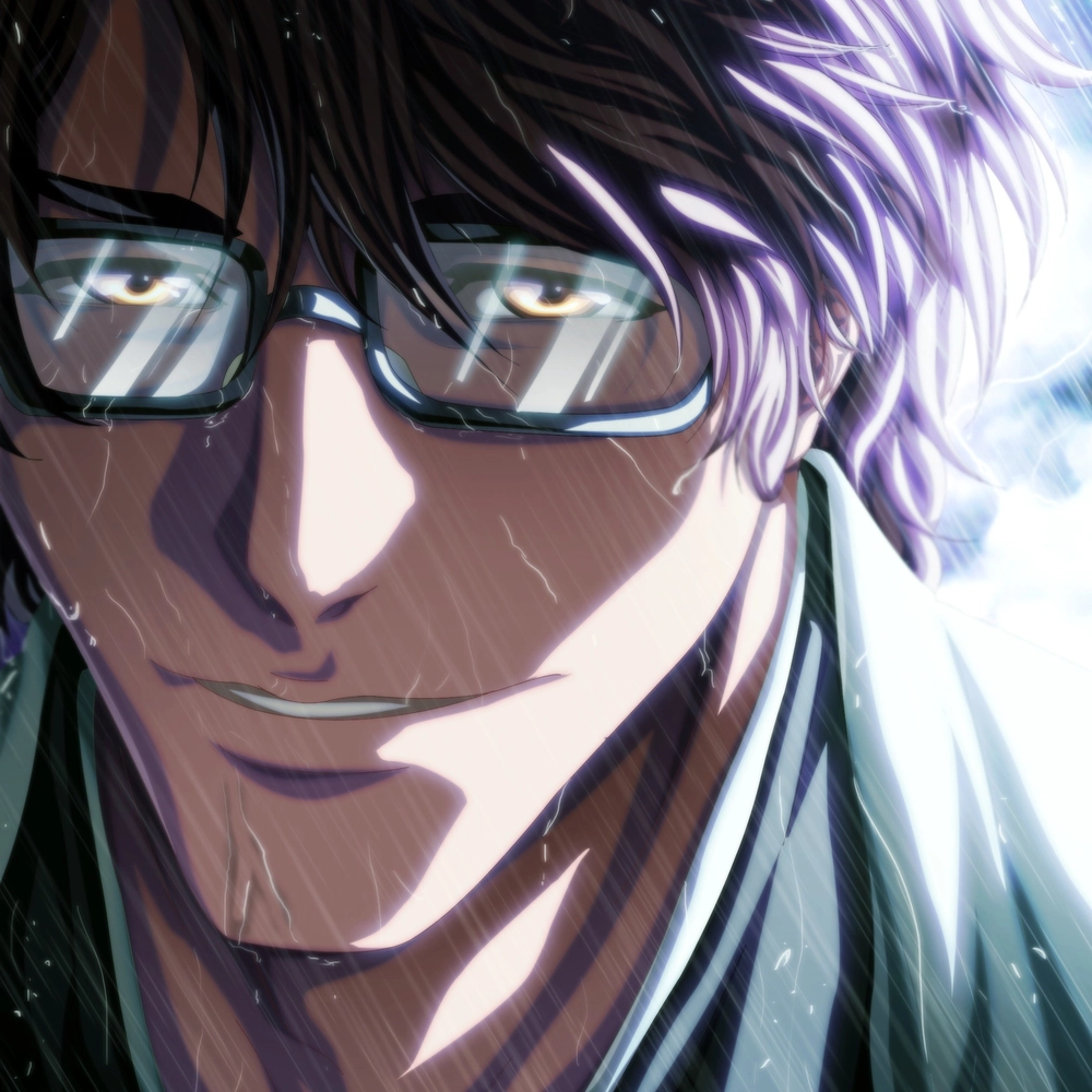 ảnh bleach anime aizen mặt lạnh 