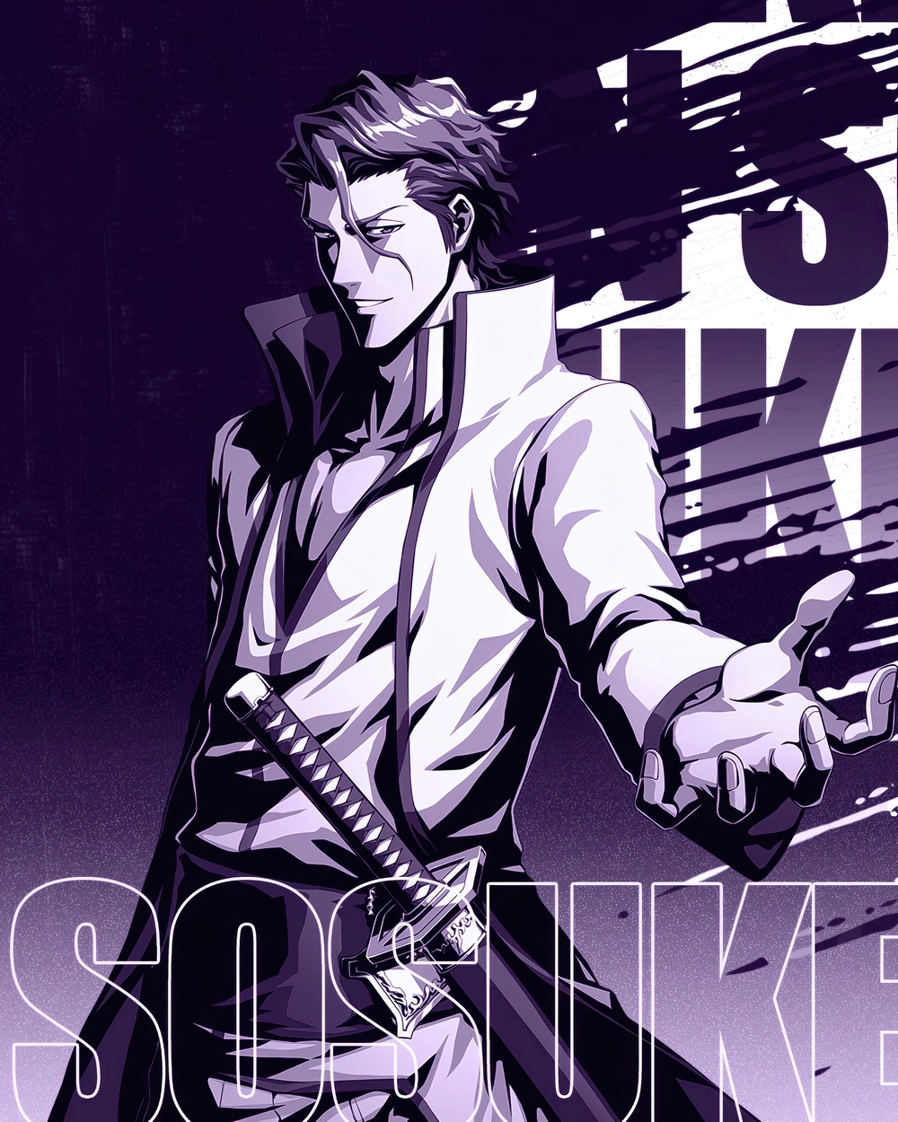 hình sōsuke aizen anime đầy cảm xúc 