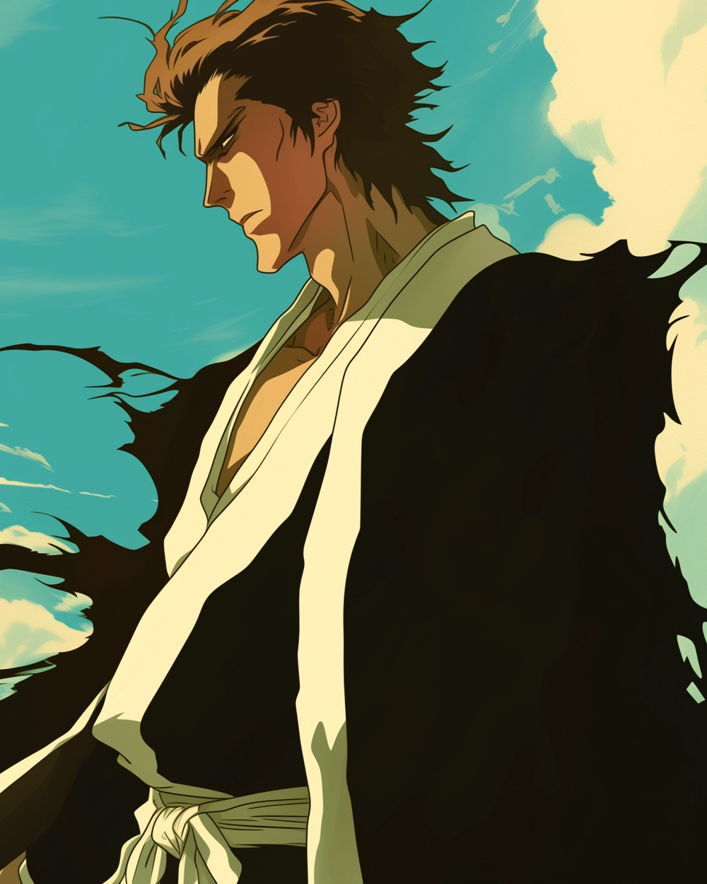 ảnh aizen sōsuke lạnh lùng 